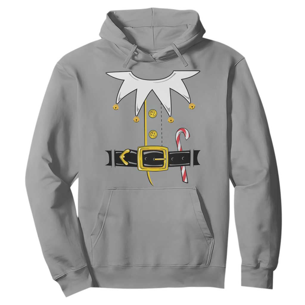 Christmas Elf Costume Hoodie Holiday Costume Funny Christmas Gift TS10 Sport Gray Print Your Wear