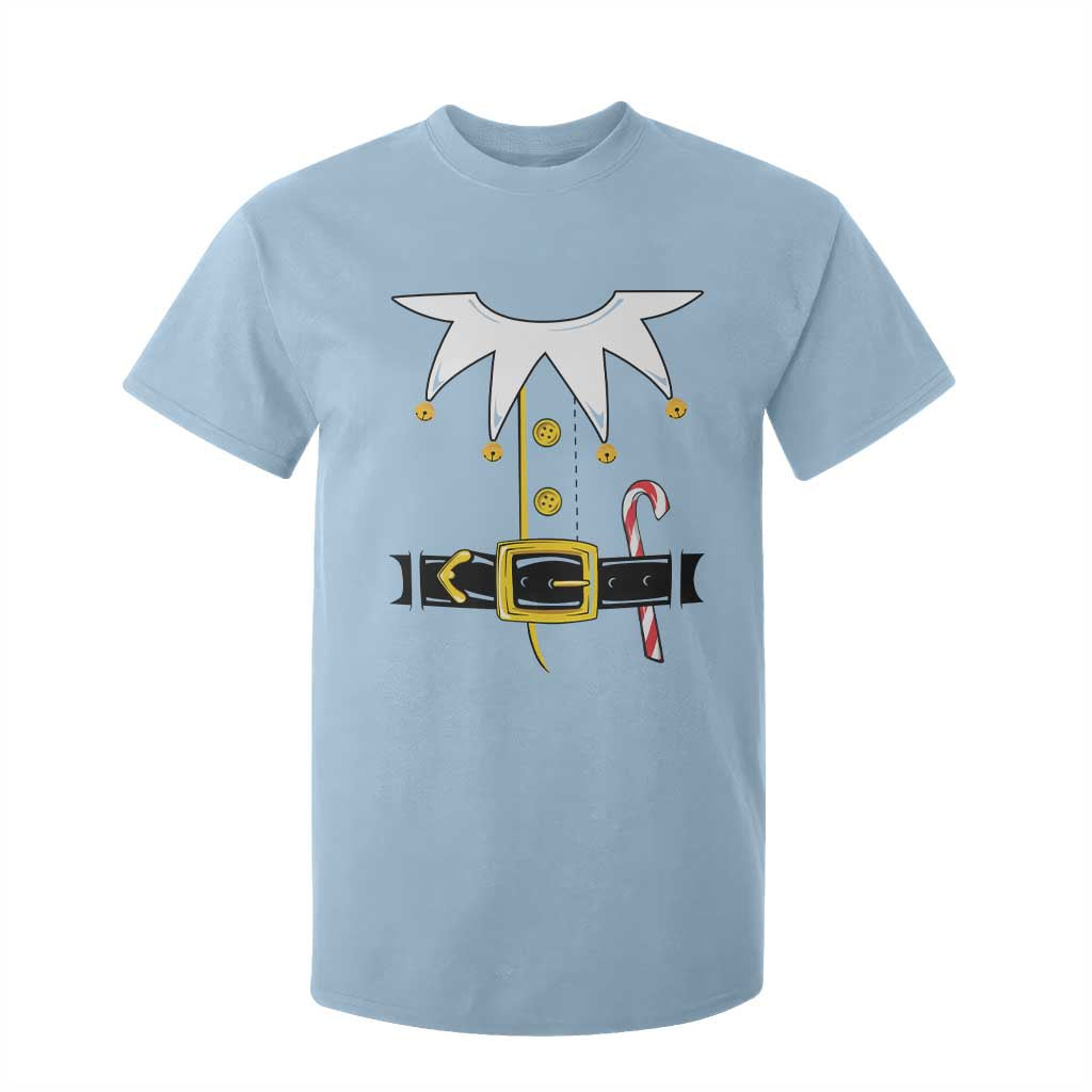 Christmas Elf Costume T Shirt For Kid Holiday Costume Funny Christmas Gift TS10 Light Blue Print Your Wear