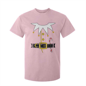Christmas Elf Costume T Shirt For Kid Holiday Costume Funny Christmas Gift TS10 Light Pink Print Your Wear