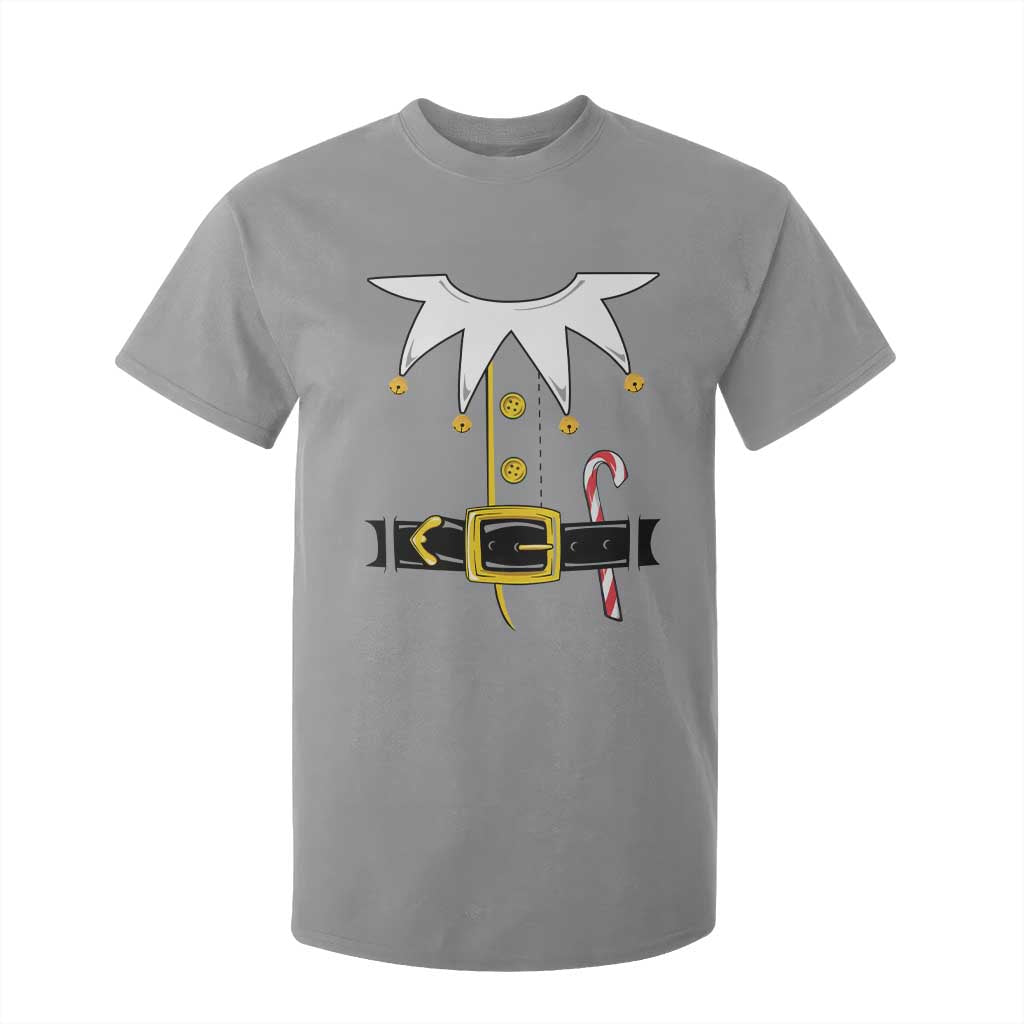 Christmas Elf Costume T Shirt For Kid Holiday Costume Funny Christmas Gift TS10 Sport Gray Print Your Wear