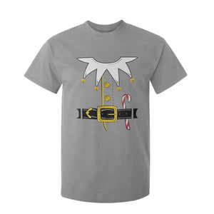 Christmas Elf Costume T Shirt For Kid Holiday Costume Funny Christmas Gift TS10 Sport Gray Print Your Wear