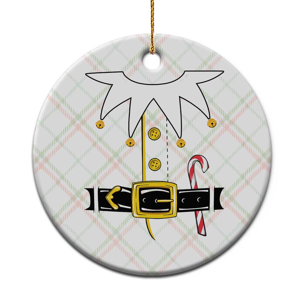 Christmas Elf Costume Ceramic Ornament Holiday Costume Funny Christmas Gift TS10 1pc Christmas Plaid Print Your Wear