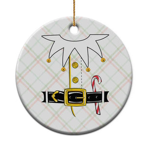 Christmas Elf Costume Ceramic Ornament Holiday Costume Funny Christmas Gift TS10 1pc Christmas Plaid Print Your Wear