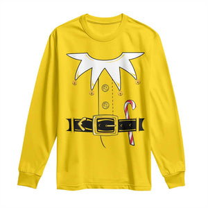 Christmas Elf Costume Long Sleeve Shirt Holiday Costume Funny Christmas Gift TS10 Daisy Print Your Wear