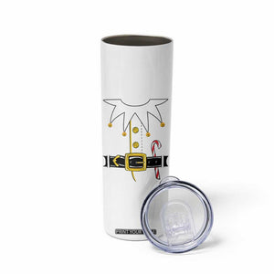 Christmas Elf Costume Skinny Tumbler Holiday Costume Funny Christmas Gift TS10 Print Your Wear