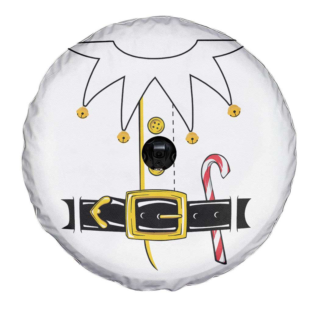 Christmas Elf Costume Spare Tire Cover Holiday Costume Funny Christmas Gift TS10 Print Your Wear