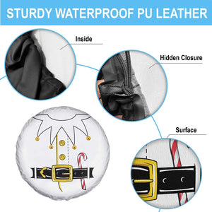 Christmas Elf Costume Spare Tire Cover Holiday Costume Funny Christmas Gift TS10 Print Your Wear