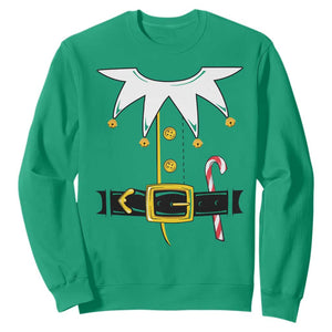Christmas Elf Costume Sweatshirt Holiday Costume Funny Christmas Gift TS10 Irish Green Print Your Wear