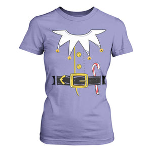 Christmas Elf Costume T Shirt For Women Holiday Costume Funny Christmas Gift TS10 Violet Print Your Wear
