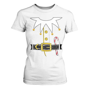 Christmas Elf Costume T Shirt For Women Holiday Costume Funny Christmas Gift TS10 White Print Your Wear