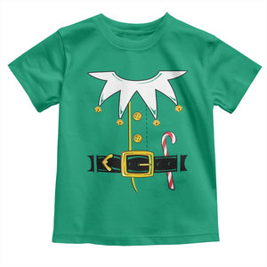 Christmas Elf Costume Toddler T Shirt Holiday Costume Funny Christmas Gift TS10 Irish Green Print Your Wear
