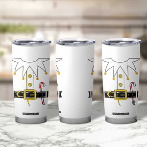 Christmas Elf Costume Tumbler Cup Holiday Costume Funny Christmas Gift TS10 Print Your Wear