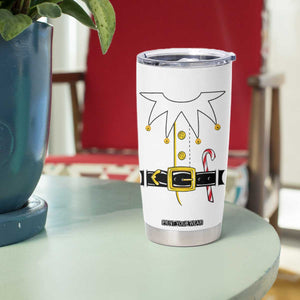 Christmas Elf Costume Tumbler Cup Holiday Costume Funny Christmas Gift TS10 Print Your Wear