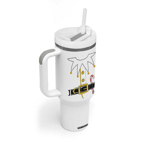Christmas Elf Costume Tumbler With Handle Holiday Costume Funny Christmas Gift TS10 Print Your Wear