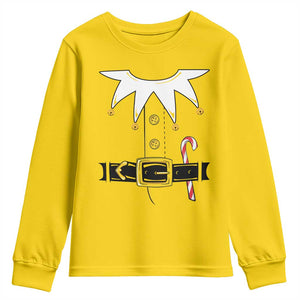 Christmas Elf Costume Youth Sweatshirt Holiday Costume Funny Christmas Gift TS10 Daisy Print Your Wear