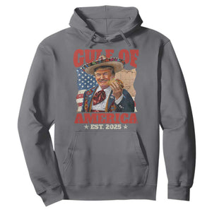 Gulf Of USA 2025 Hoodie USA American Flag Trump Gulf Mexico TS10 Charcoal Print Your Wear
