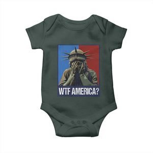 WTF America Baby Onesie Humor Statue of Liberty TS10 Print Your Wear