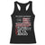 Foxtrots Delta Tangos Racerback Tank Top US Flag We The People TS10 Black Print Your Wear