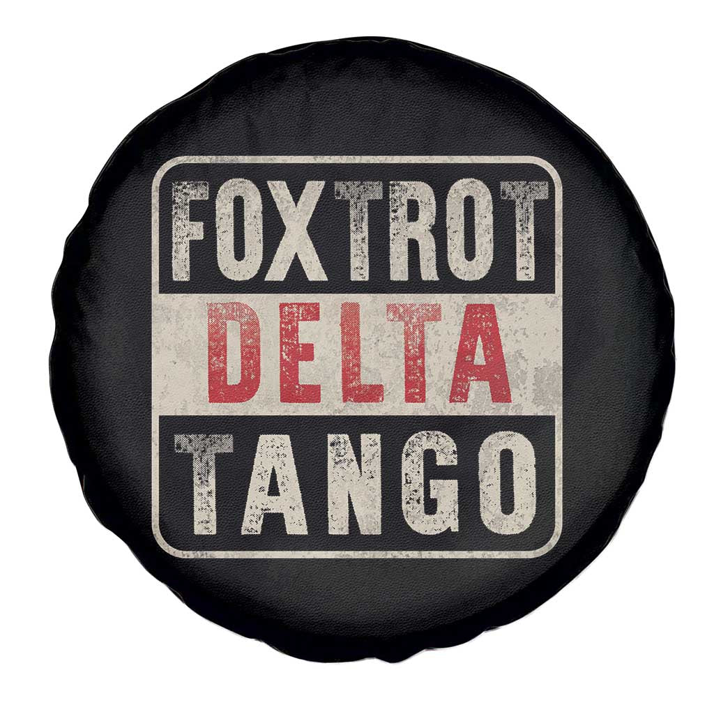 Subtle FDT Spare Tire Cover Foxtrots Delta Tangos TS10 Print Your Wear