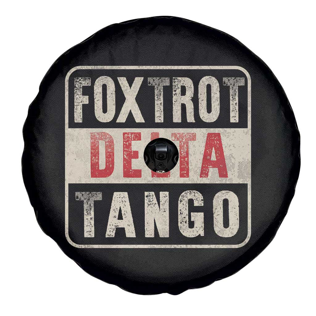 Subtle FDT Spare Tire Cover Foxtrots Delta Tangos TS10 Print Your Wear