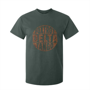Foxtrots Delta Tangos T Shirt For Kid Sarcastic Funny Sayings TS10 Dark Forest Green Print Your Wear