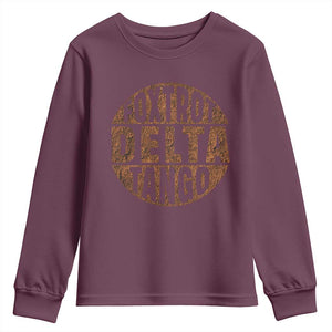 Foxtrots Delta Tangos Youth Sweatshirt Sarcastic Funny Sayings TS10 Maroon Print Your Wear