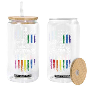 We The People Means Everyone Glass Can LGBTQ Rainbow USA Flag Gay Pride LGBT Ally TS10 Print Your Wear