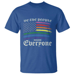 We The People Means Everyone Lgbt Equality T Shirt USA LGBTQ Pride Flag TS10 Royal Blue Print Your Wear