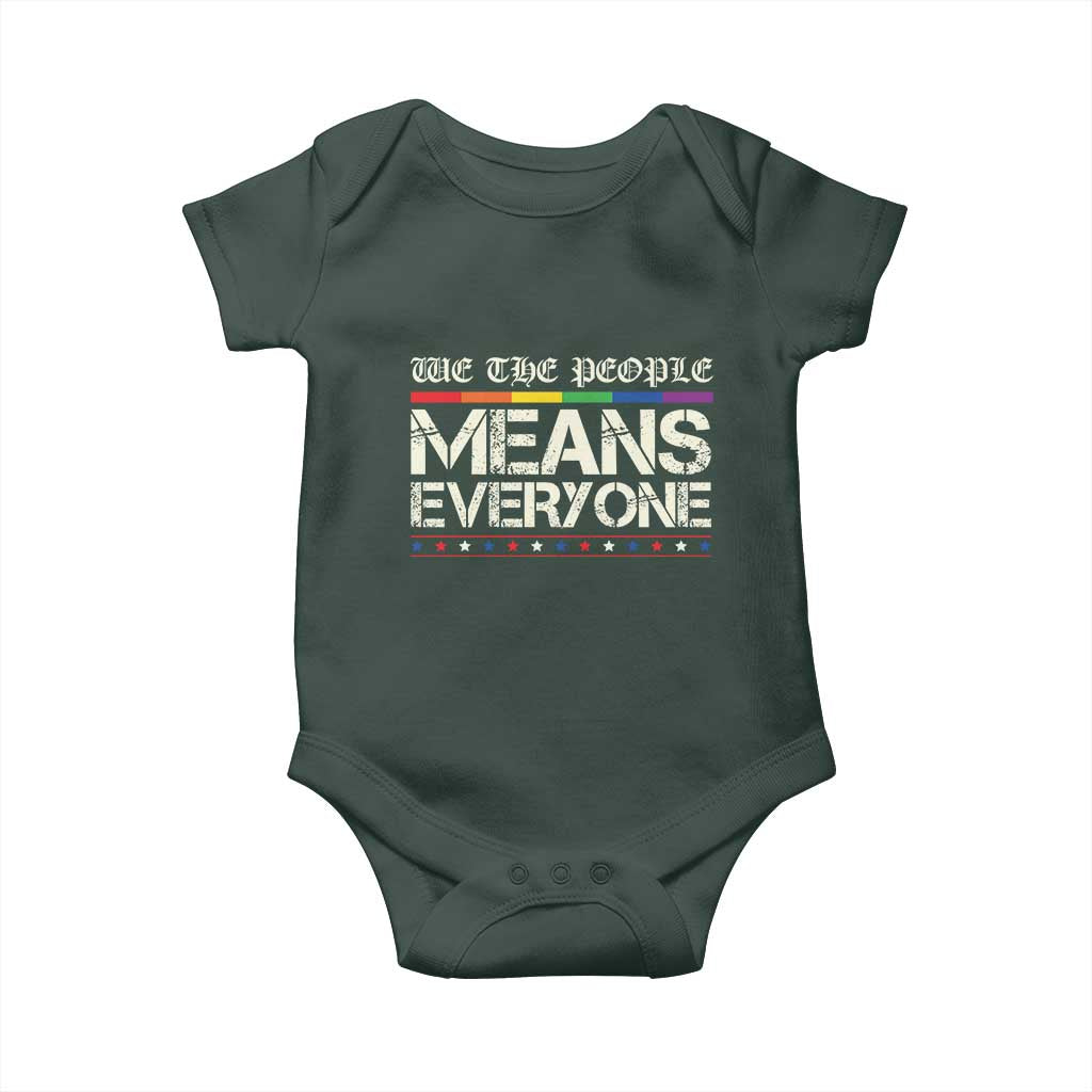 We The People Means Everyone Lgbt Equality Baby Onesie TS10 Print Your Wear