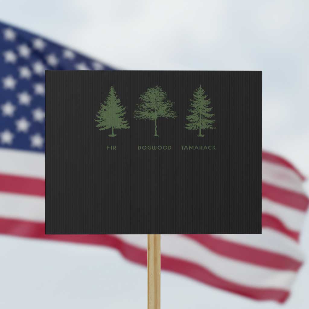 Subtle FDT Protest Sign Nature Tee National Park TS10 Horizontal 18