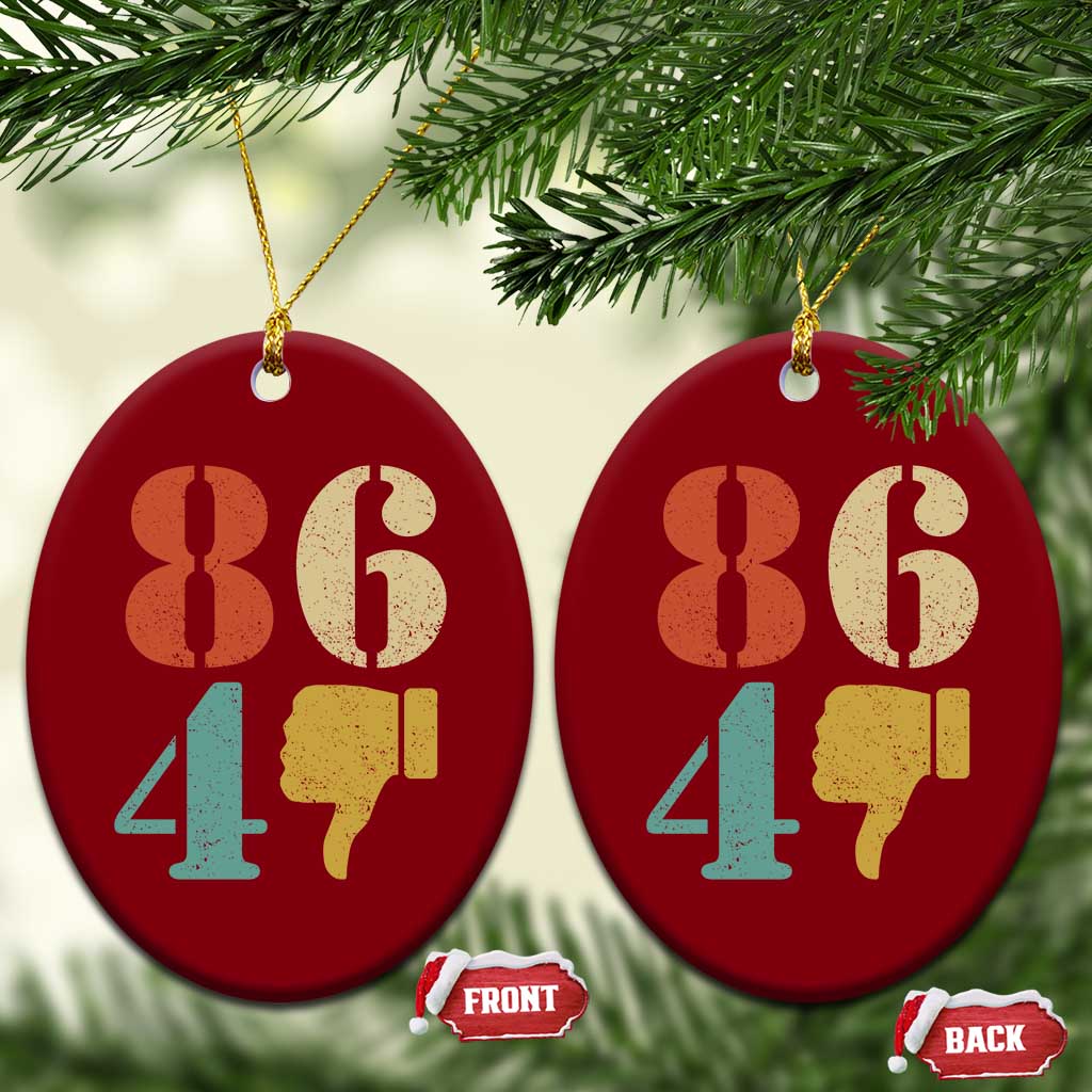 Retro 8647 Ceramic Ornament Classic Retro Vintage 80s Style TS10 Print Your Wear