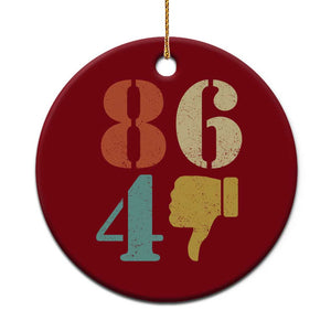 Retro 8647 Ceramic Ornament Classic Retro Vintage 80s Style TS10 1pc Red Print Your Wear
