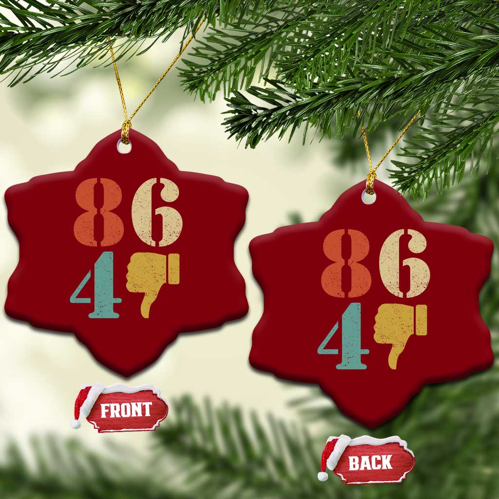 Retro 8647 Ceramic Ornament Classic Retro Vintage 80s Style TS10 Print Your Wear