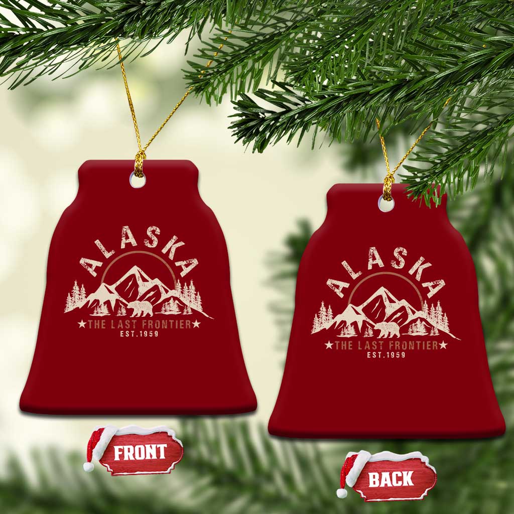 Alaska Ceramic Ornament Vintage Bear The Last Frontier Souvenir TS10 Print Your Wear