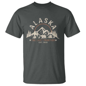 Alaska T Shirt Vintage Bear The Last Frontier Souvenir TS10 Dark Heather Print Your Wear