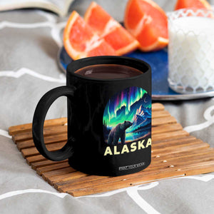 Bear Alaska Coffee Mug Alaskan Night Sky Northern Lights Aurora TS10 Print Your Wear