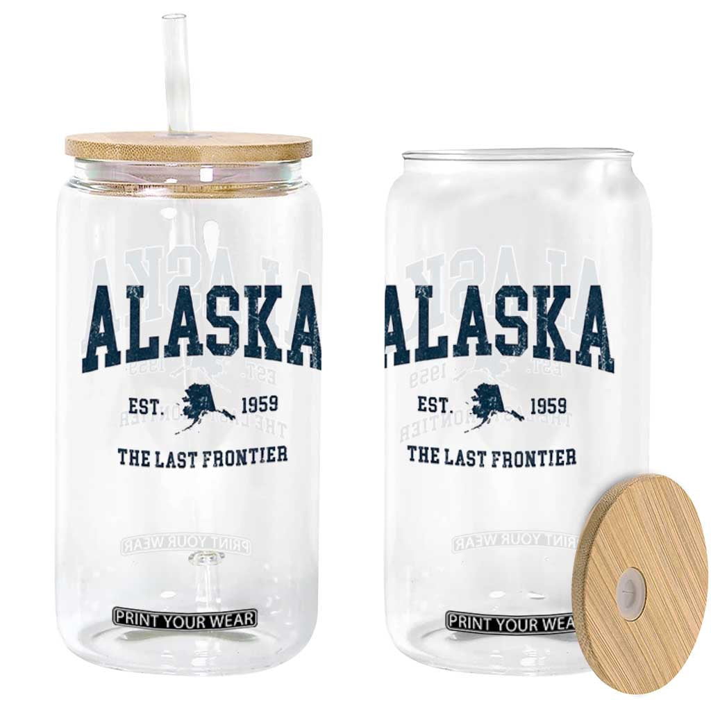 Alaska Glass Can Vintage Sports Design The Last Frontier Souvenirs TS10 Print Your Wear