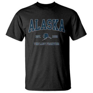 Alaska T Shirt Vintage Sports Design The Last Frontier Souvenirs TS10 Black Print Your Wear