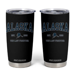 Alaska Tumbler Cup Vintage Sports Design The Last Frontier Souvenirs TS10 Black Print Your Wear