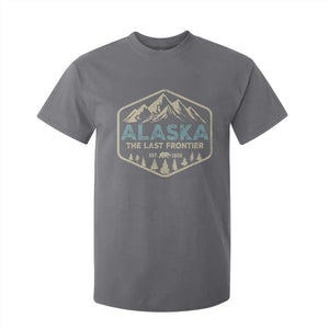 Vintage Alaska The Last Frontier T Shirt For Kid Retro Alaskan Bear Mountain Souvenir TS10 Charcoal Print Your Wear
