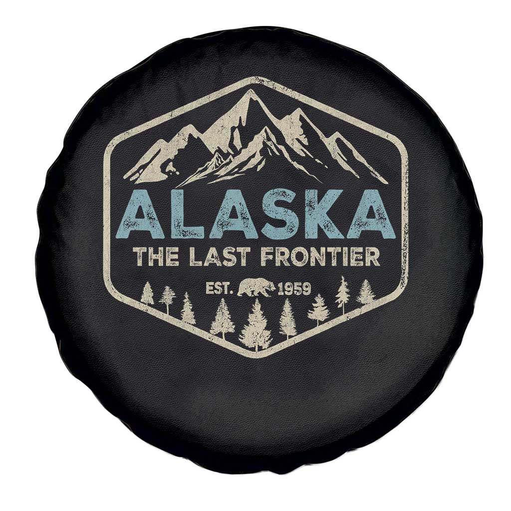 Vintage Alaska The Last Frontier Spare Tire Cover Retro Alaskan Bear Mountain Souvenir TS10 Print Your Wear