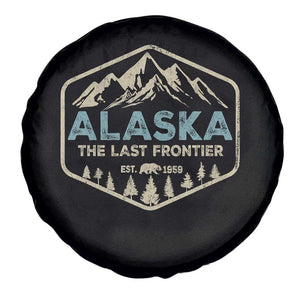 Vintage Alaska The Last Frontier Spare Tire Cover Retro Alaskan Bear Mountain Souvenir TS10 Print Your Wear