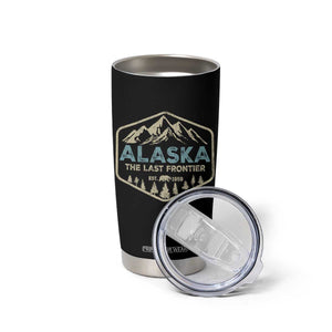 Vintage Alaska The Last Frontier Tumbler Cup Retro Alaskan Bear Mountain Souvenir TS10 Print Your Wear