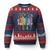 Retro 8647 Ugly Christmas Sweater Equal Rights Book Flower Feminist Women Rights TS10 Navy Red Print Your Wear