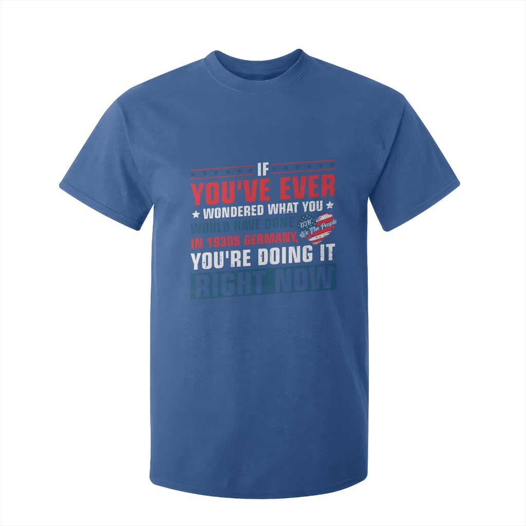 Anti Fascist T Shirt For Kid Political Activism Human Rights TS10 Royal Blue Print Your Wear