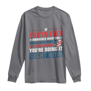 Anti Fascist Long Sleeve Shirt Political Activism Human Rights TS10 Charcoal Print Your Wear
