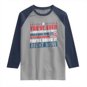 Anti Fascist Raglan Shirt Political Activism Human Rights TS10 Sport Gray Navy Print Your Wear