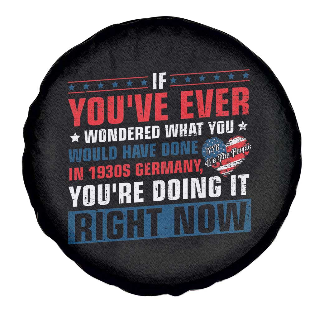 Anti Fascist Spare Tire Cover Political Activism Human Rights TS10 Print Your Wear