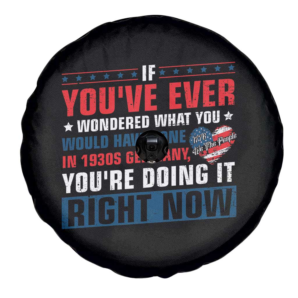 Anti Fascist Spare Tire Cover Political Activism Human Rights TS10 Print Your Wear