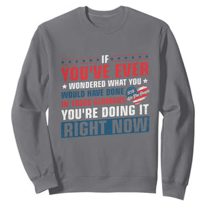 Anti Fascist Sweatshirt Political Activism Human Rights TS10 Charcoal Print Your Wear